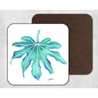 Green Leaf - Set Of 4 Coasters