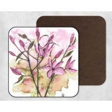 Pink Lilies - Set Of 4 Coasters