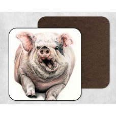 Pig In The Mud - Set Of 4 Coasters