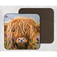 Highland Cow - Set of 4 Coasters