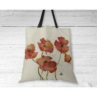 Wild Poppies - Tote Bag