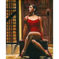 Tango Rouge - Art Print