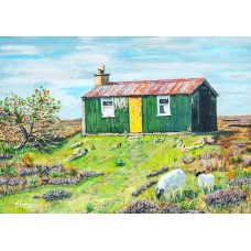 Peat Cutters Bothy - Art Print