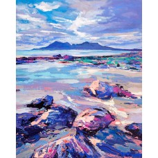 Rum From Laig Bay, Eigg - Art Print