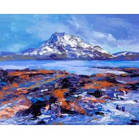 Siloch From Loch Maree - Art Print