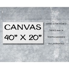 Giclée Gallery Wrapped Canvas Print 40" x 20"