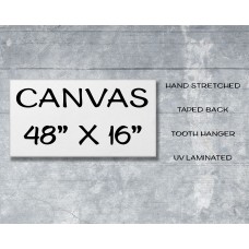 Giclée Gallery Wrapped Canvas Print 48" x 16"