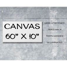 Giclée Gallery Wrapped Canvas Print 60" x 10"