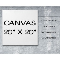 Giclée Gallery Wrapped Canvas Print 20" x 20"