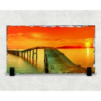 Photo Slate Print - 12" x 8"