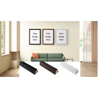 Box Tray 40 - Framed 10" x 10" Giclée Canvas Print