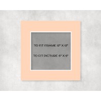 Conservation Picture Mount 12" x 12" to fit 6" x 6" picture - pack of 5 Conservation Picture Mount 12" x 12" to fit 6" x 6" picture - pack of 5