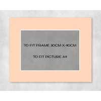 Conservation Picture Mount 30cm x 40cm to fit A4 picture - pack of 5