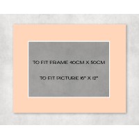 Conservation Picture Mount 40cm x 50cm to fit 16" x 12" picture - pack of 5