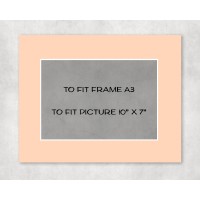 Conservation Picture Mount A3 to fit 10" x 7" picture - pack of 5