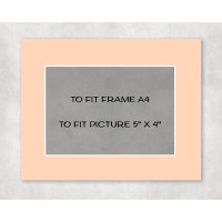 Conservation Picture Mount A4 to fit 5" x 4" picture - pack of 5