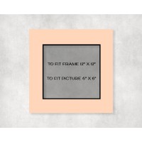 Black Core Mount 12" x 12" to fit 6" x 6" picture - pack of 5 Black Core Mount 12" x 12" to fit 6" x 6" picture - pack of 5