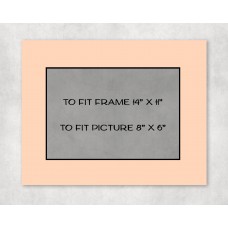 Black Core Mount 14" x 11" to fit 8" x 6" picture - pack of 5 Black Core Mount 14" x 11" to fit 8" x 6" picture - pack of 5