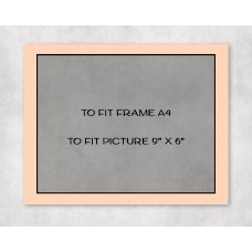 Black Core Mount A4 to fit 9" x 6" picture - pack of 5
