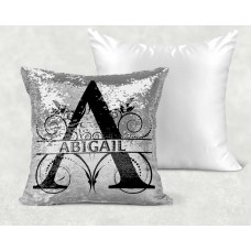 Photo Cushion - Silver Sequin Reveal