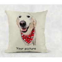 Photo Cushion - light linen